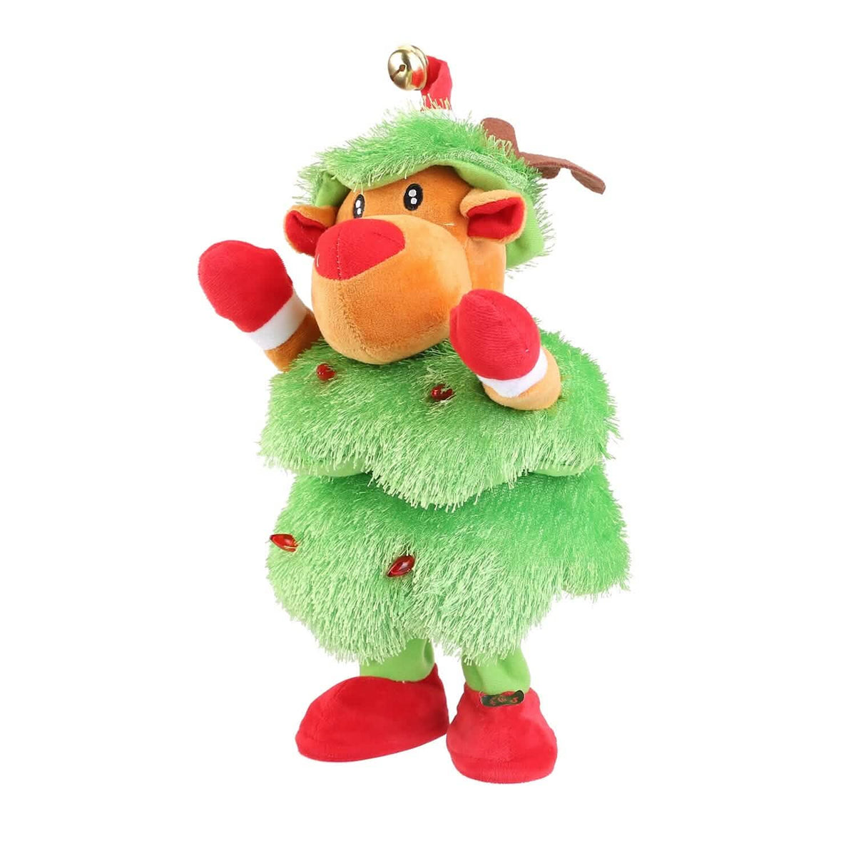 Electric Dancing Singing Plush Toy Seasonal Decor - Tophatter Daily Deals