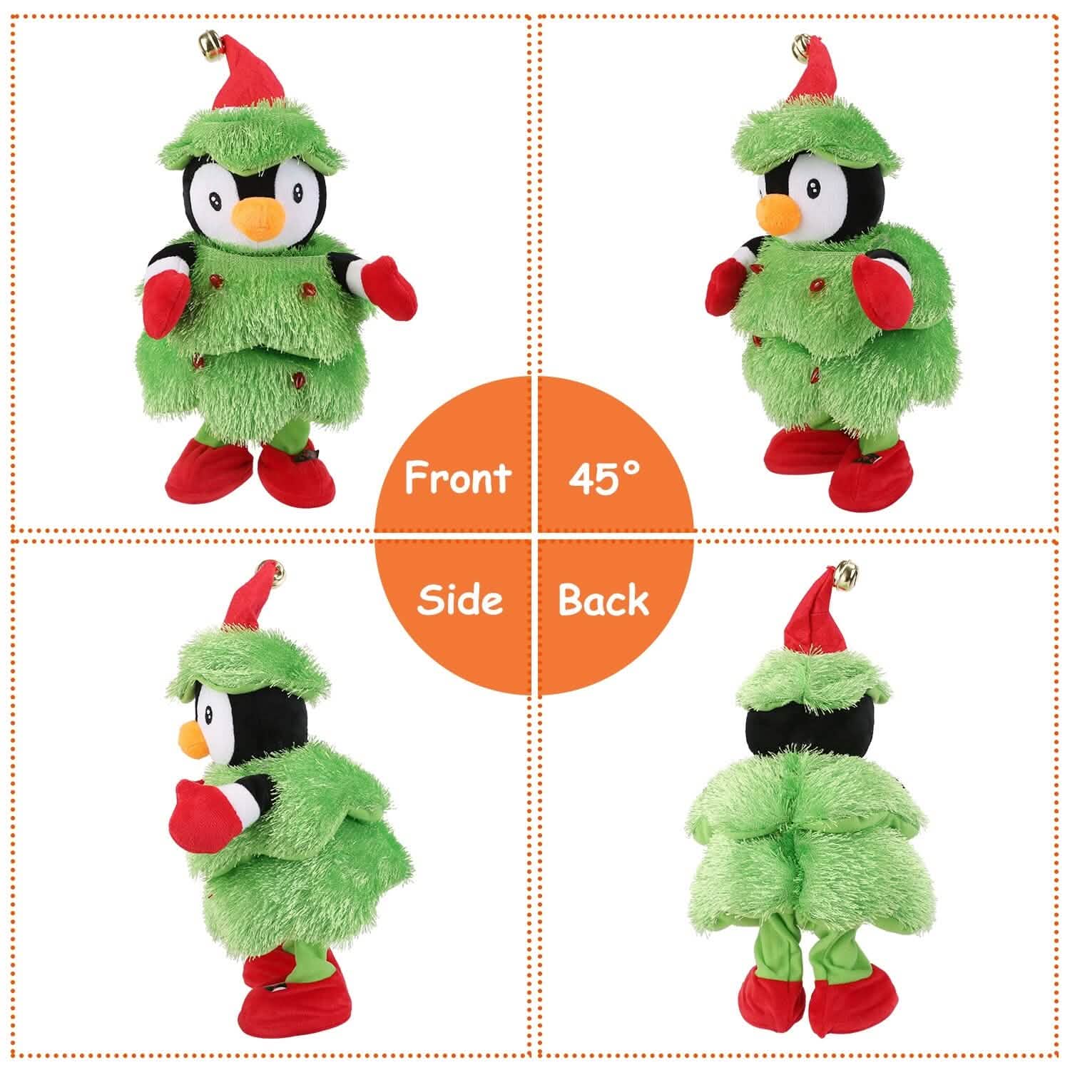 Electric Dancing Singing Plush Toy Seasonal Decor - Tophatter Daily Deals