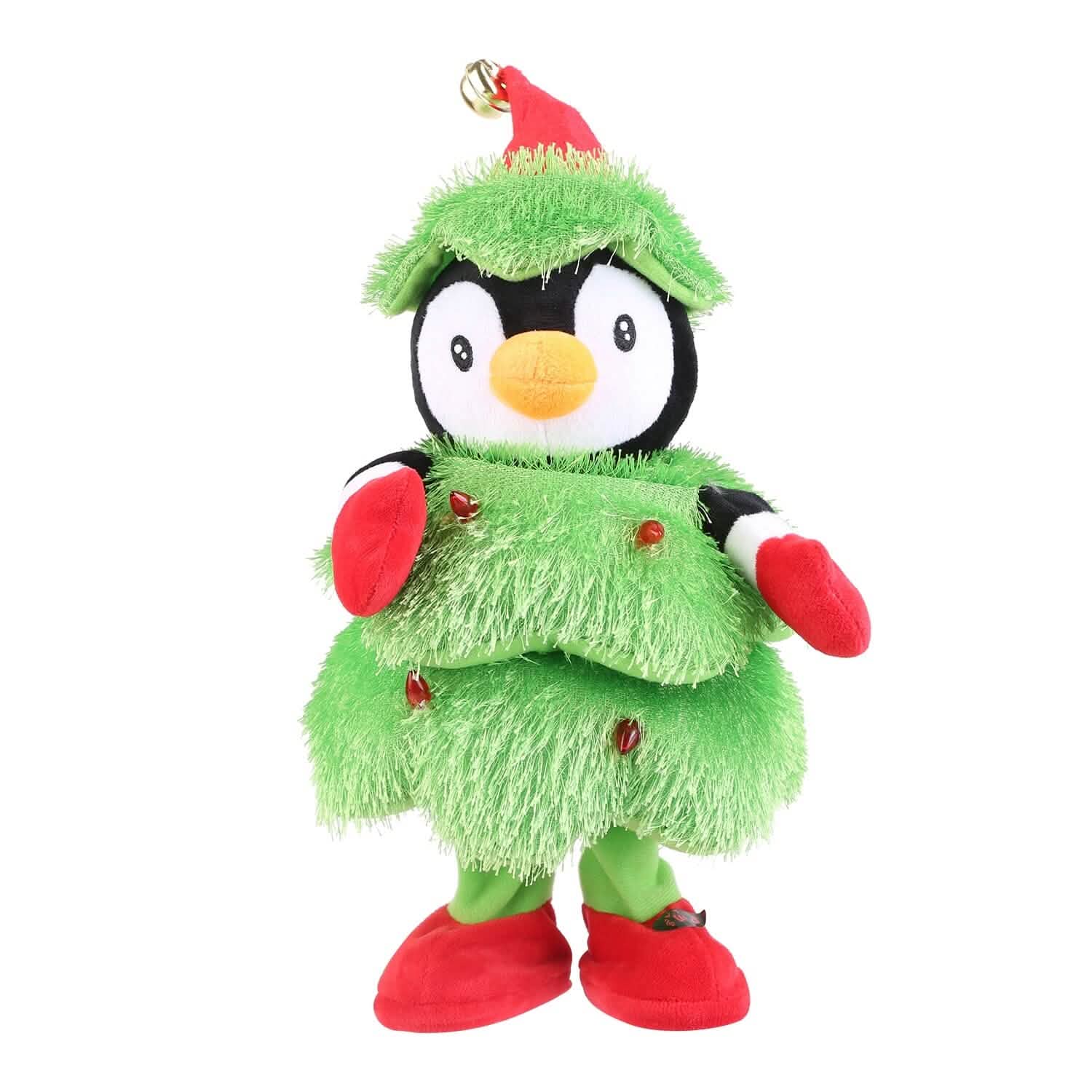 Electric Dancing Singing Plush Toy Penguin Seasonal Decor - Tophatter Daily Deals