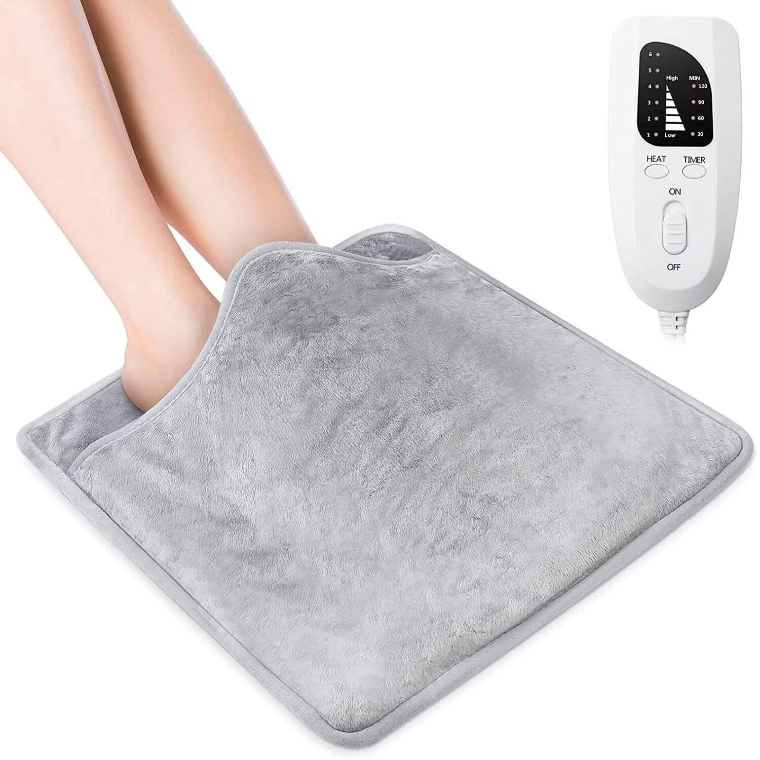 Electric Foot Warmer with 6 Temperature Settings Health & Wellness - Tophatter Daily Deals