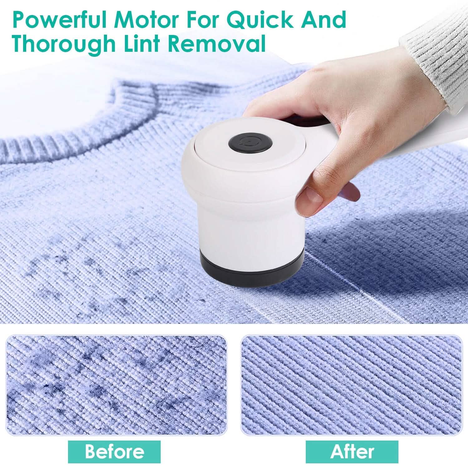 Electric Fuzz Pilling Trimmer Sweater Shaver with Detachable Handle Household Appliances - Tophatter Daily Deals