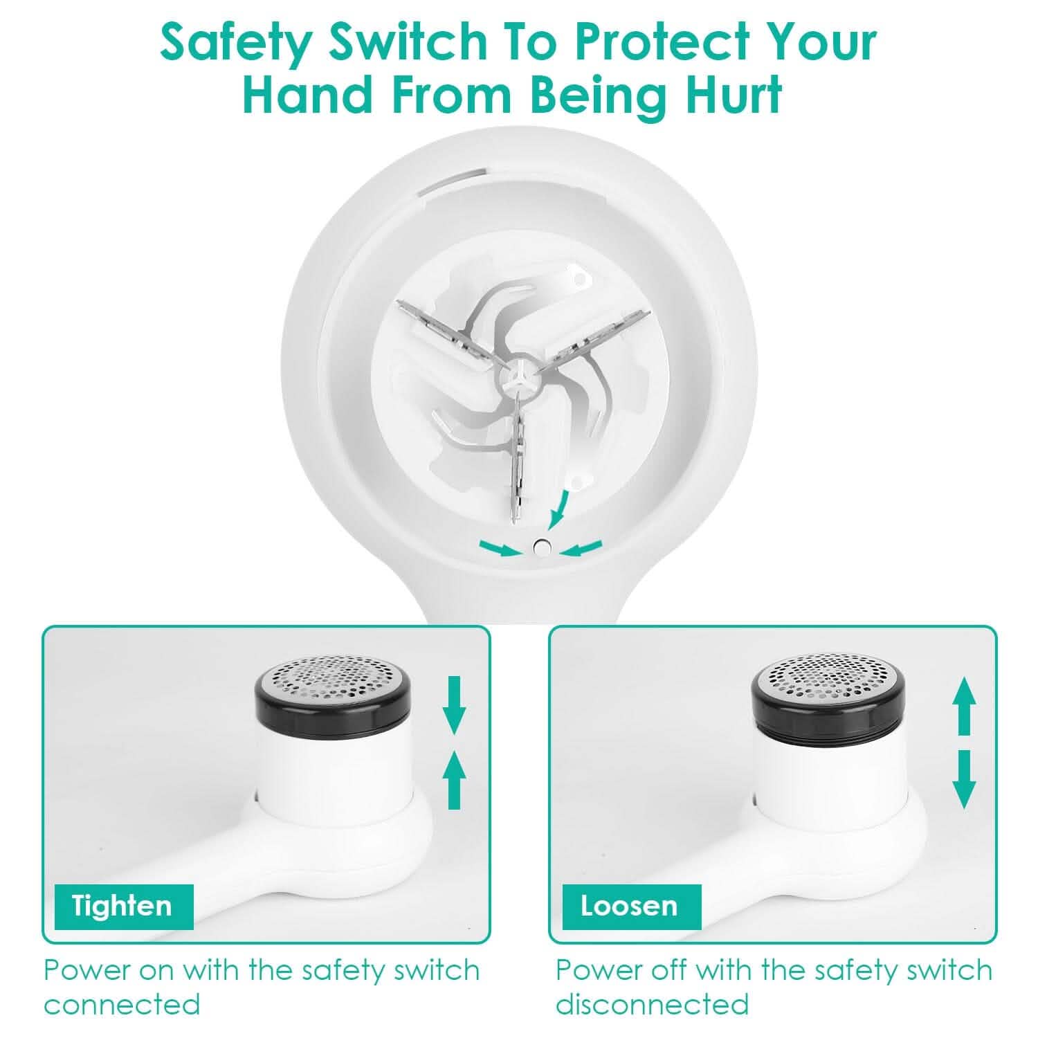 Electric Fuzz Pilling Trimmer Sweater Shaver with Detachable Handle Household Appliances - Tophatter Daily Deals