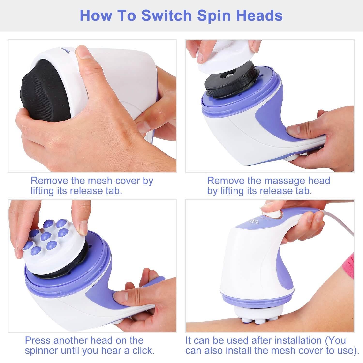 Electric Handheld Body Massager Health & Wellness - Tophatter Daily Deals