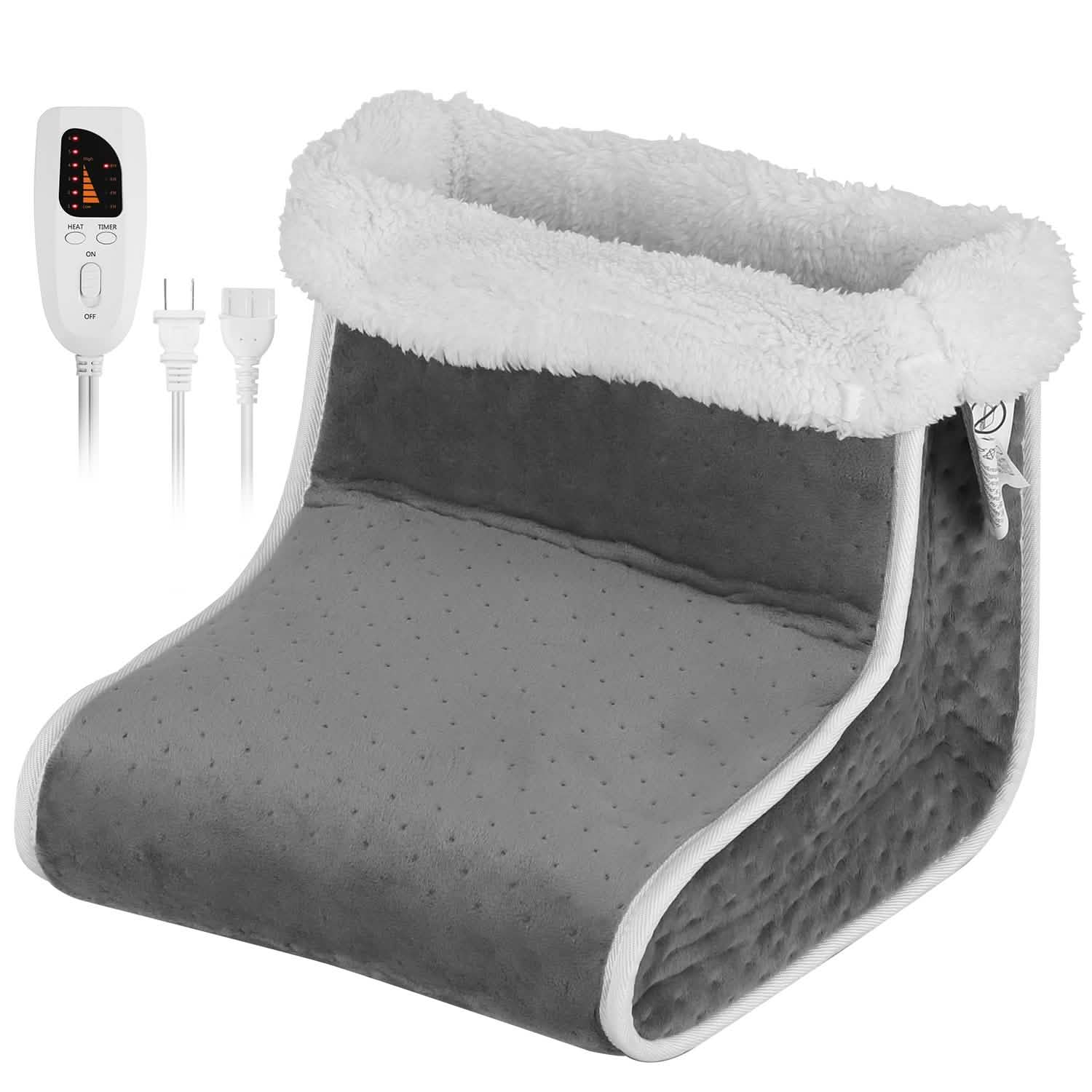 Electric Heated Foot Warmer with 6 Level Heating 4 Level Timing Health & Wellness - Tophatter Daily Deals