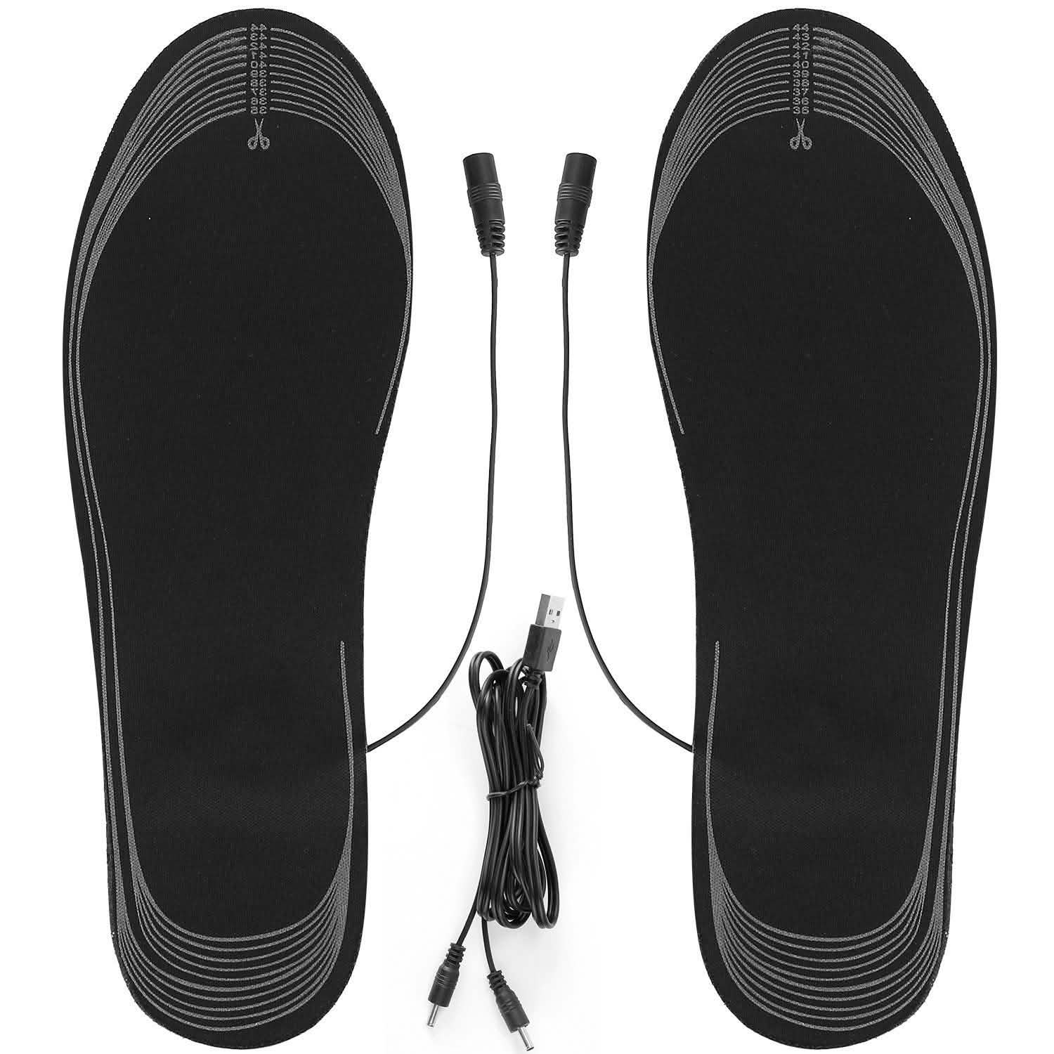 Electric Heated Insoles USB Foot Warmer Pads Health & Wellness - Tophatter Daily Deals