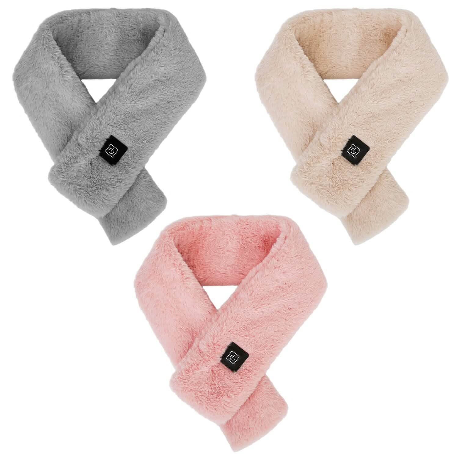 Electric Heated Scarf USB Heating Neck Shawl Soft Warm Scarves with 3 Heating Modes Gloves, Scarves & Earmuffs - Tophatter Daily Deals