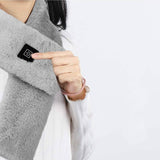 Electric Heated Scarf USB Heating Neck Shawl Soft Warm Scarves with 3 Heating Modes Gloves, Scarves & Earmuffs - Tophatter Daily Deals