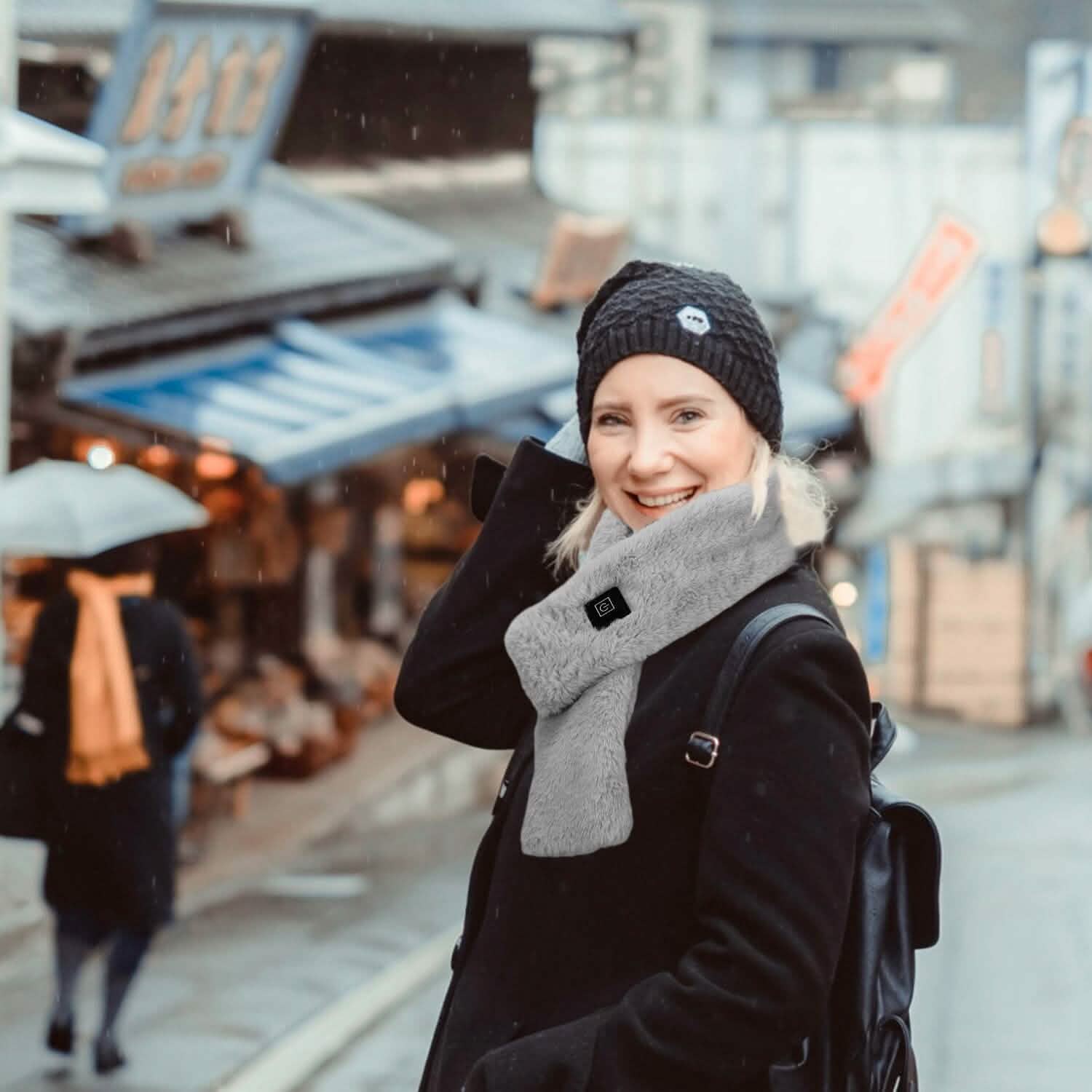 Electric Heated Scarf USB Heating Neck Shawl Soft Warm Scarves with 3 Heating Modes Gloves, Scarves & Earmuffs - Tophatter Daily Deals