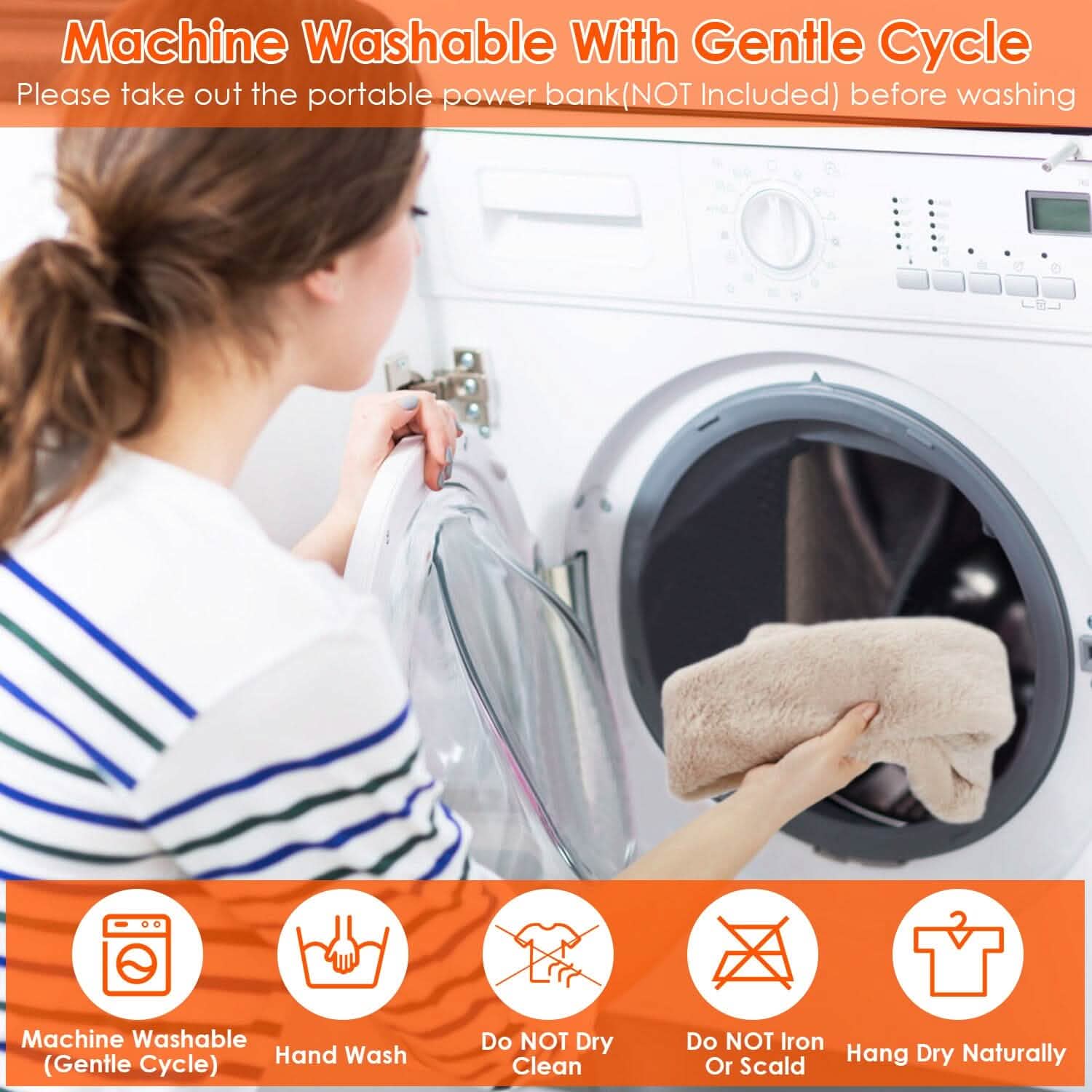 Electric Heated Scarf USB Heating Neck Shawl Soft Warm Scarves with 3 Heating Modes Gloves, Scarves & Earmuffs - Tophatter Daily Deals