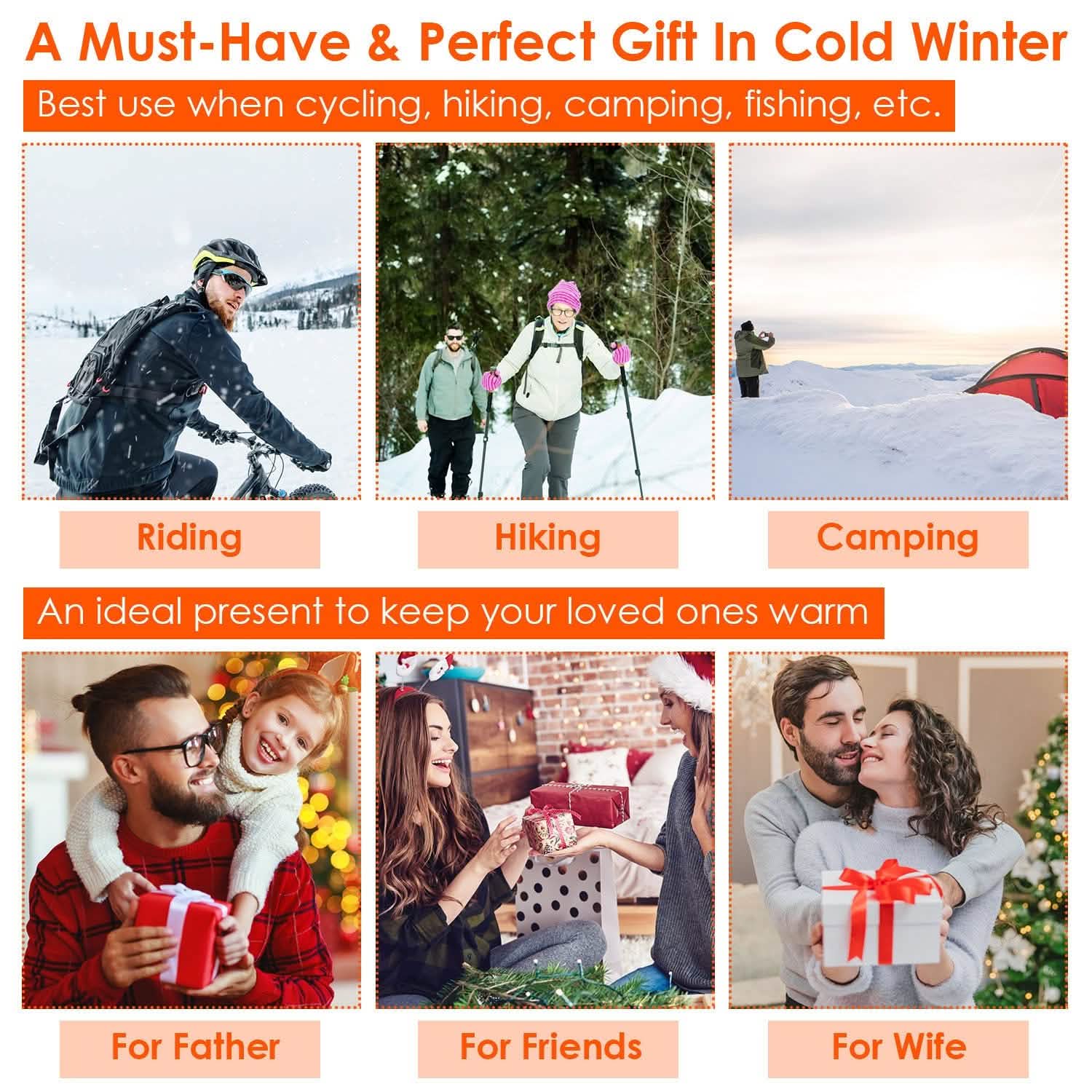 Electric Heated Scarf Gloves, Scarves & Earmuffs - Tophatter Daily Deals