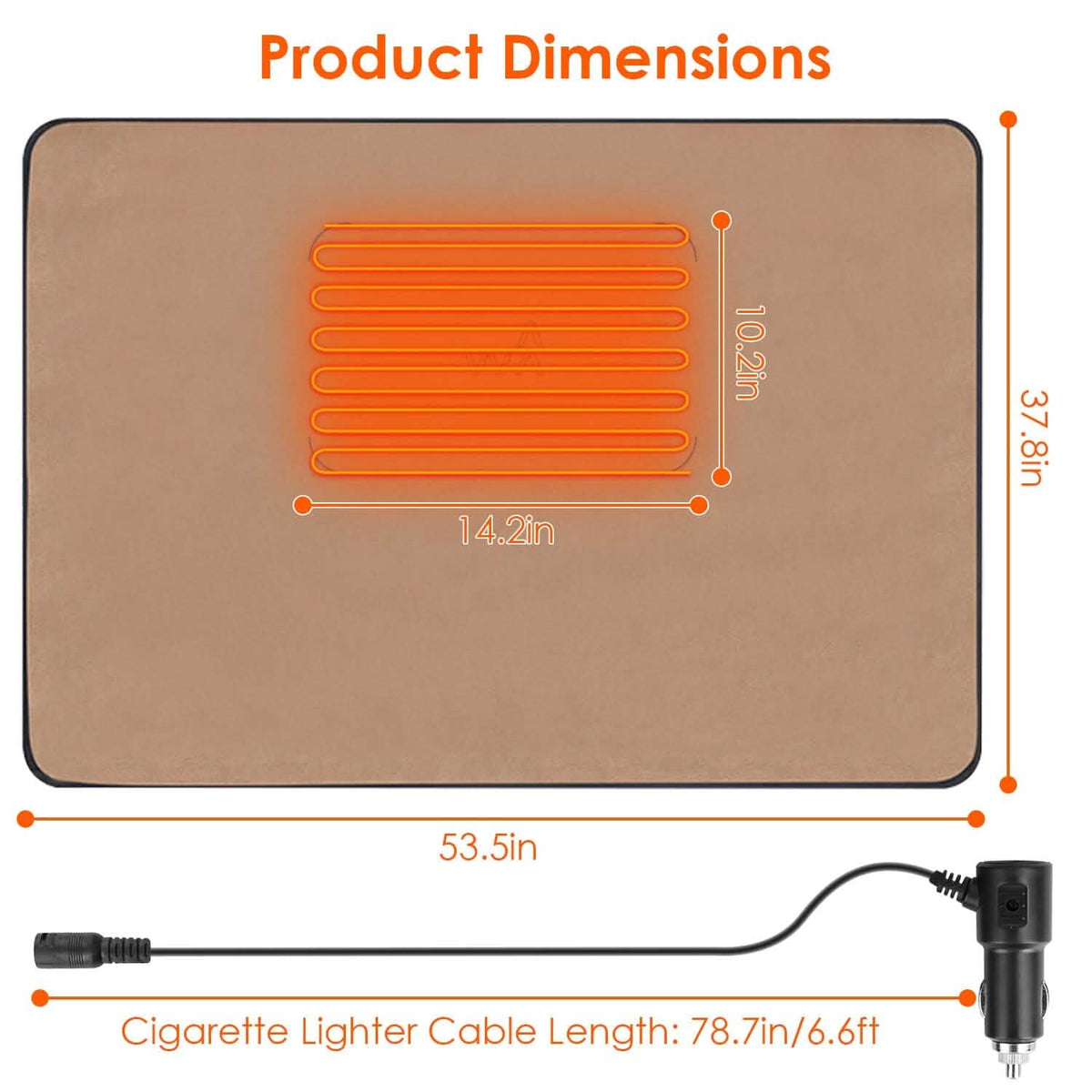 Electric Heated Throw Full Body Shawl Health & Wellness - Tophatter Daily Deals