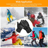 Electric Heated Touchscreen Thermal Gloves Leather USB Plug Outdoor Recreation - Tophatter Daily Deals