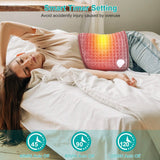 Electric Heating Pad for Back Abdomen Shoulder with 10 Adjustable Temperature Smart Timer Setting Health & Wellness - Tophatter Daily Deals