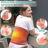 Electric Heating Pad for Back Abdomen Shoulder with 10 Adjustable Temperature Smart Timer Setting Health & Wellness - Tophatter Daily Deals