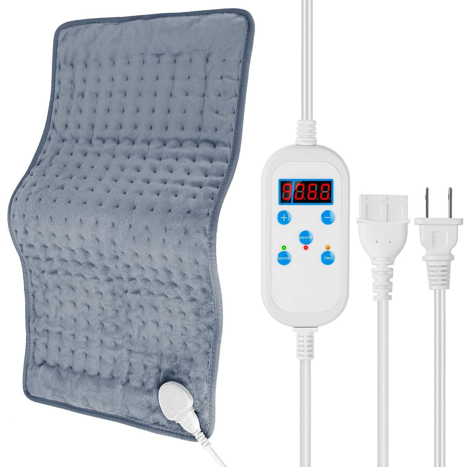 Electric Heating Pad with 9 Temperature Levels Health & Wellness - Tophatter Daily Deals