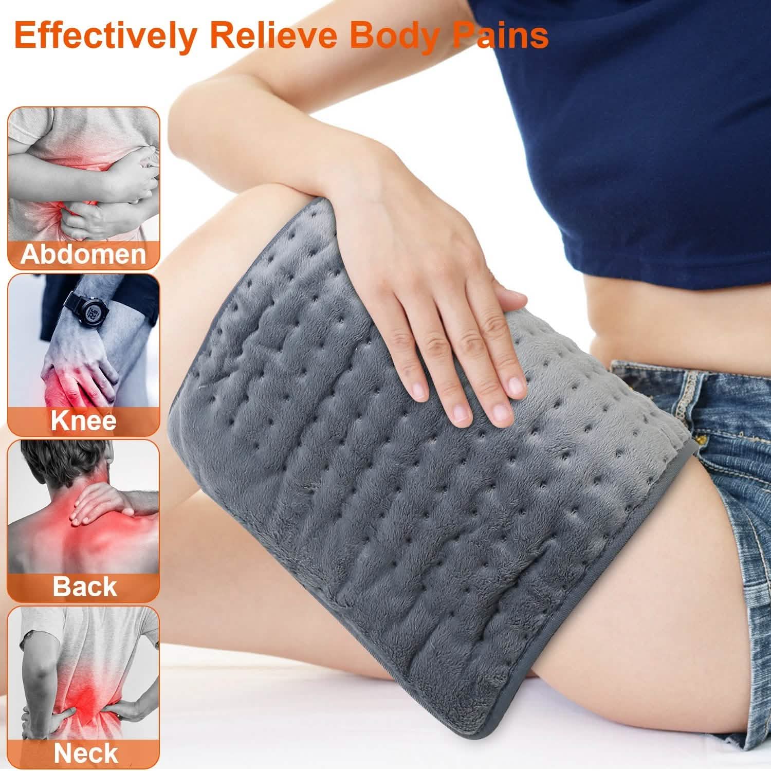 Electric Heating Pad with 9 Temperature Levels Health & Wellness - Tophatter Daily Deals