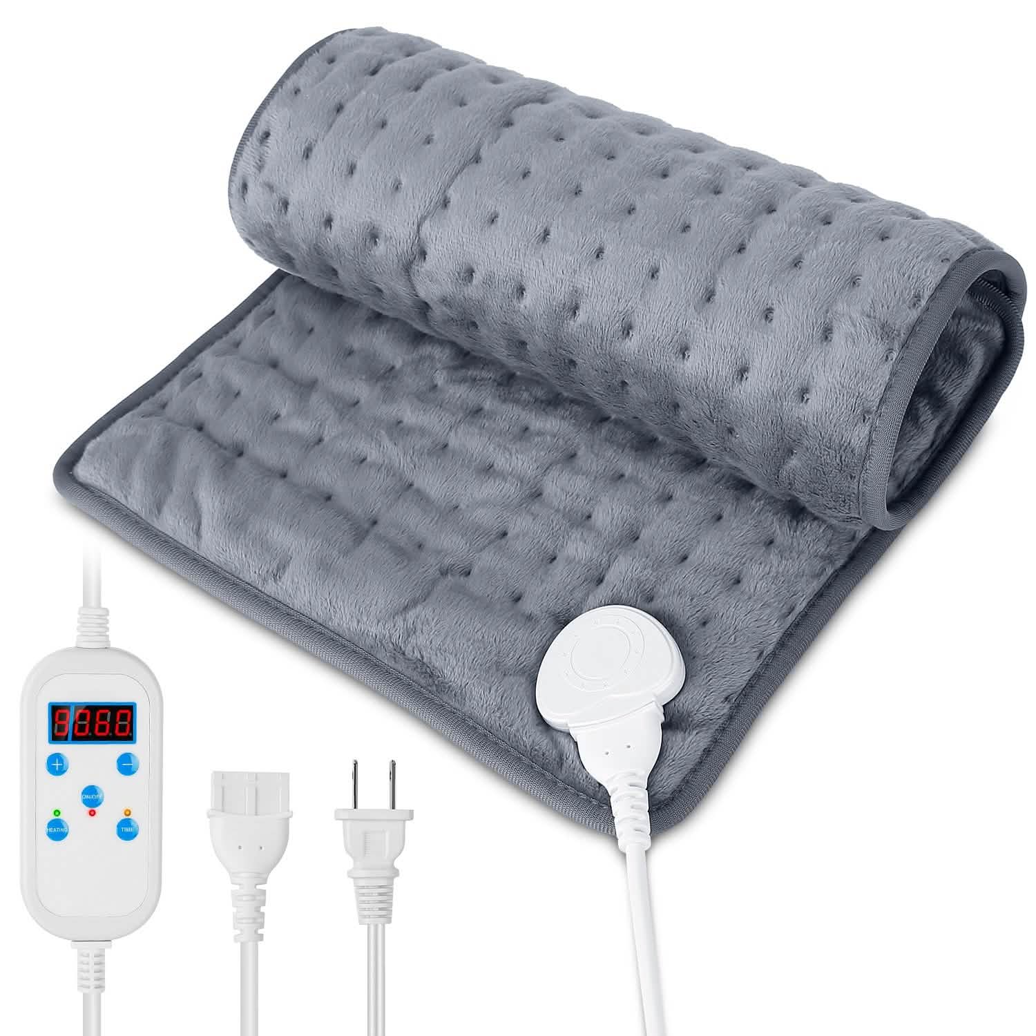 Electric Heating Pad with 9 Temperature Levels Health & Wellness - Tophatter Daily Deals