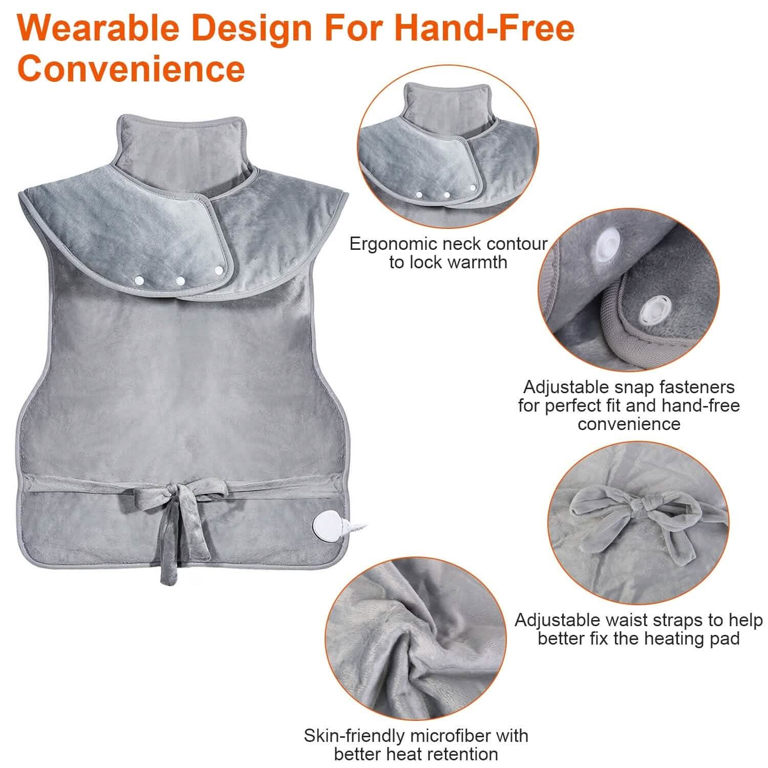 Electric Heating Wrap for Neck Shoulder Health & Wellness - Tophatter Daily Deals