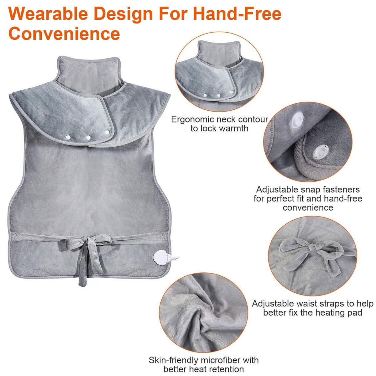 Electric Heating Wrap for Neck Shoulder Health & Wellness - Tophatter Daily Deals