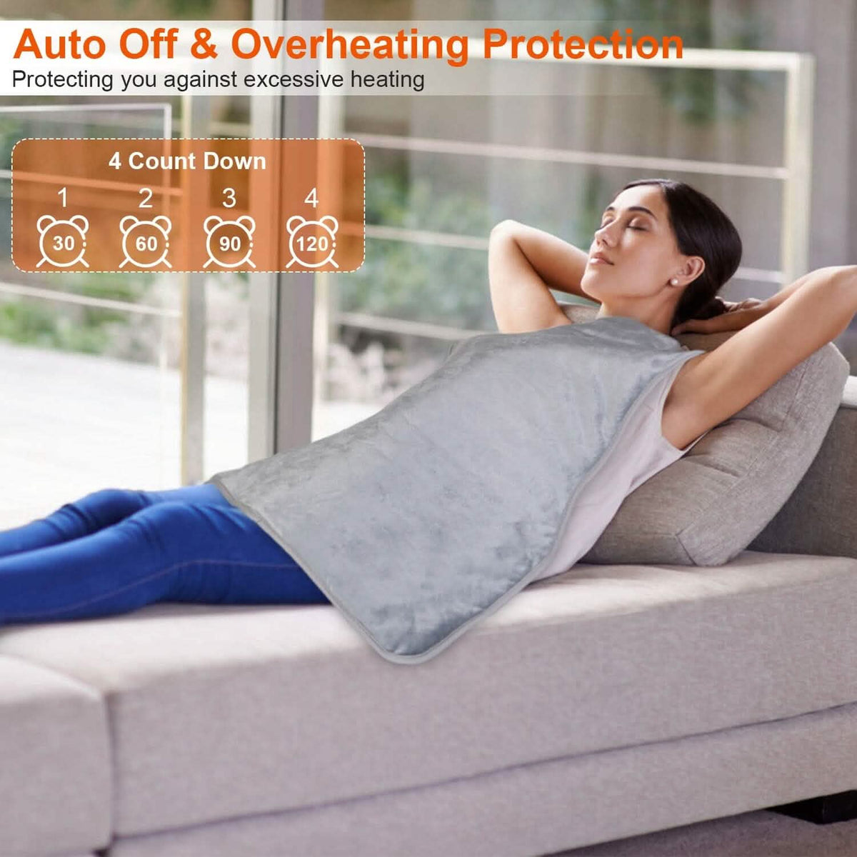 Electric Heating Wrap for Neck Shoulder Health & Wellness - Tophatter Daily Deals