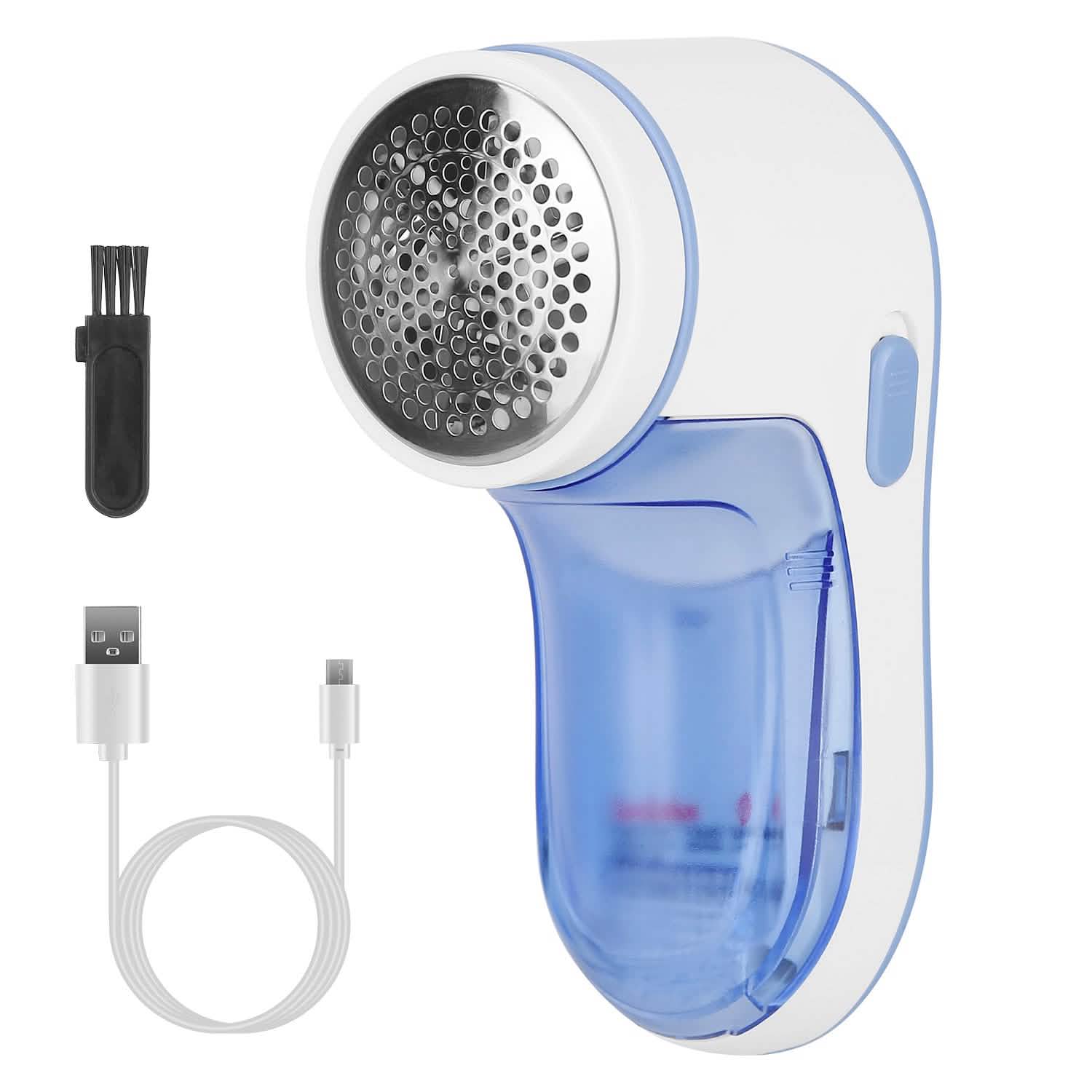 Electric Lint Shaver USB Rechargeable Fabric Clothes Lint Fluff Remover Household Appliances - Tophatter Daily Deals