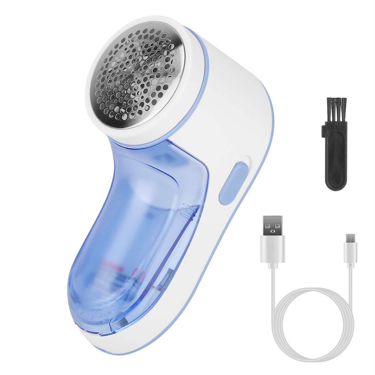 Electric Lint Shaver USB Rechargeable Fabric Clothes Lint Fluff Remover Household Appliances - Tophatter Daily Deals