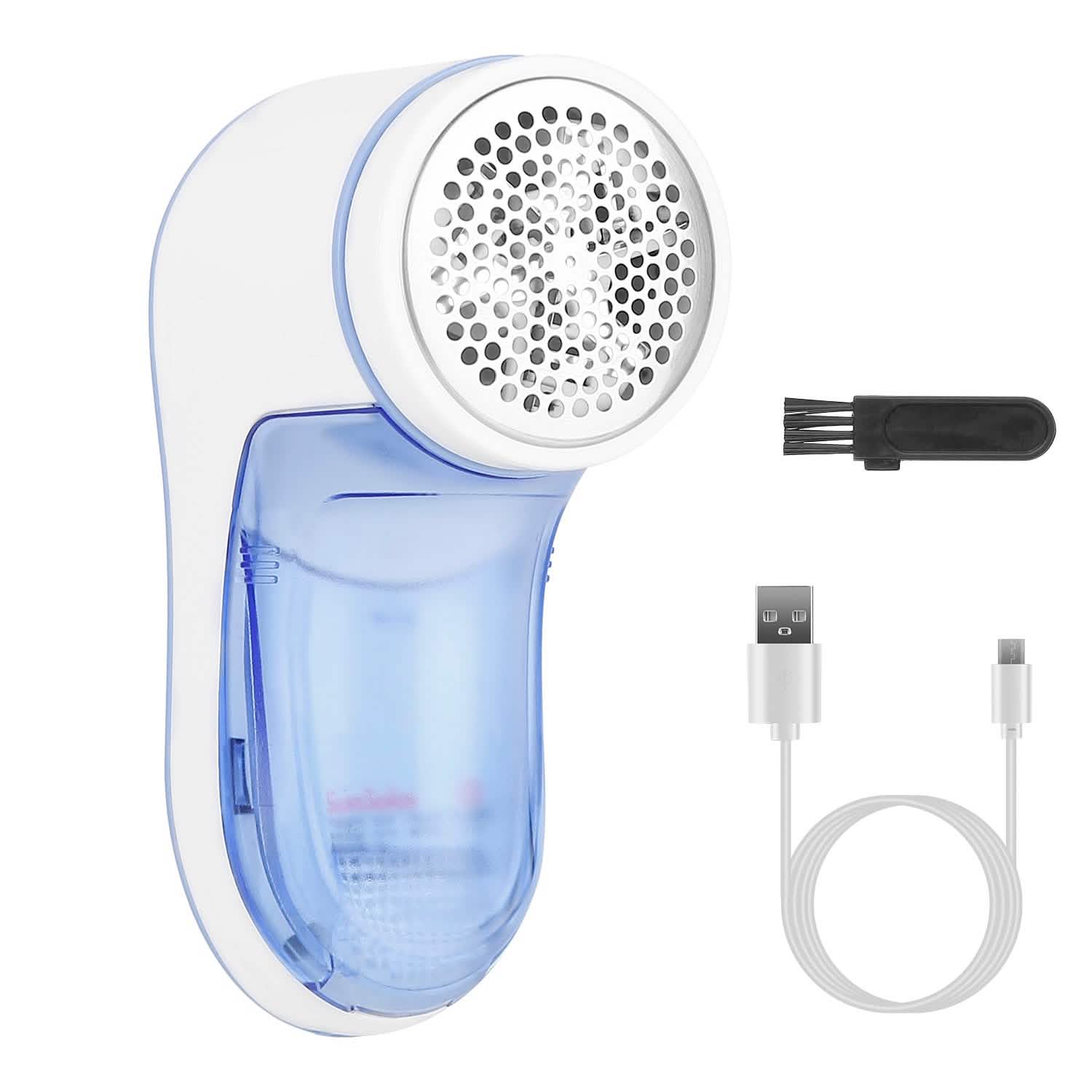 Electric Lint Shaver USB Rechargeable Fabric Clothes Lint Fluff Remover Household Appliances - Tophatter Daily Deals