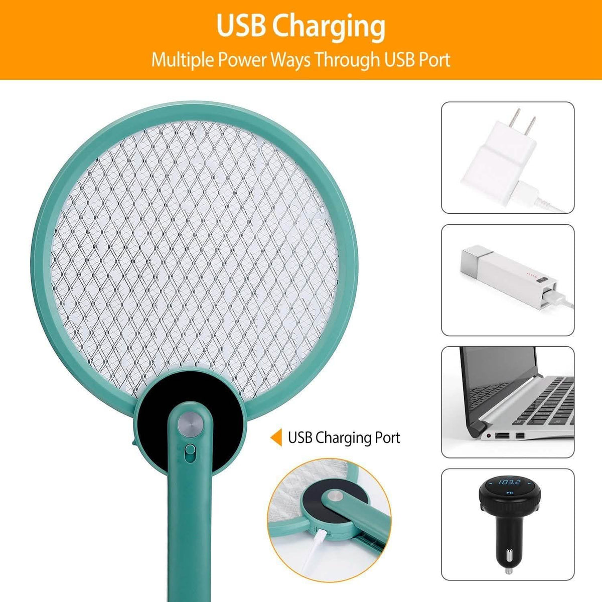 Electric Mosquito Swatter Bug Zapper Pest Control - Tophatter Daily Deals