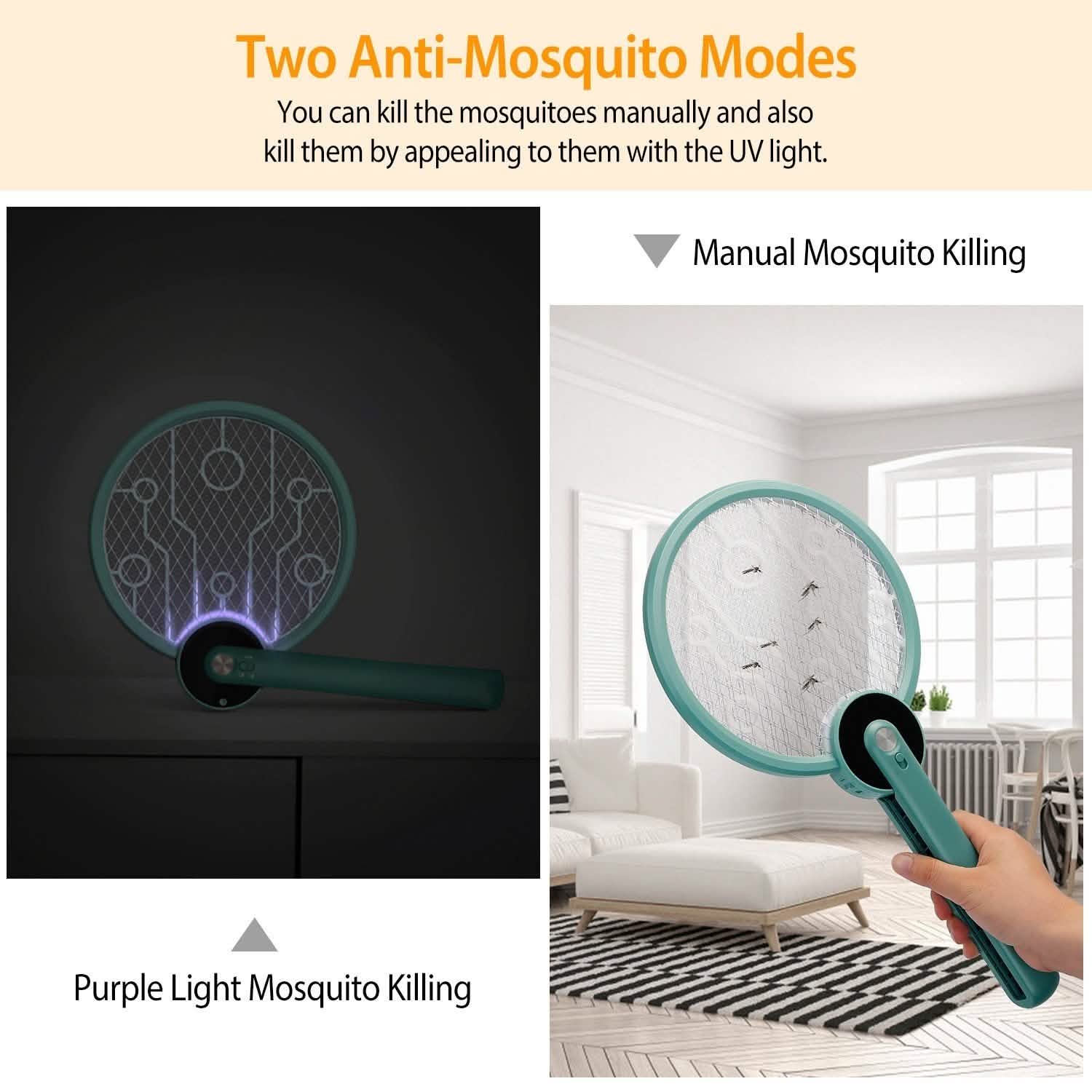 Electric Mosquito Swatter Bug Zapper Pest Control - Tophatter Daily Deals