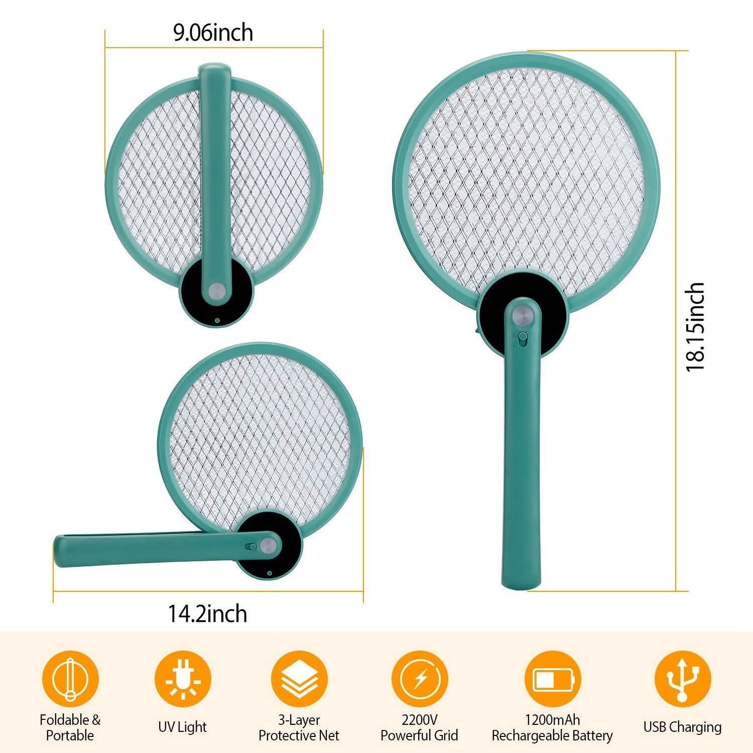 Electric Mosquito Swatter Bug Zapper Pest Control - Tophatter Daily Deals