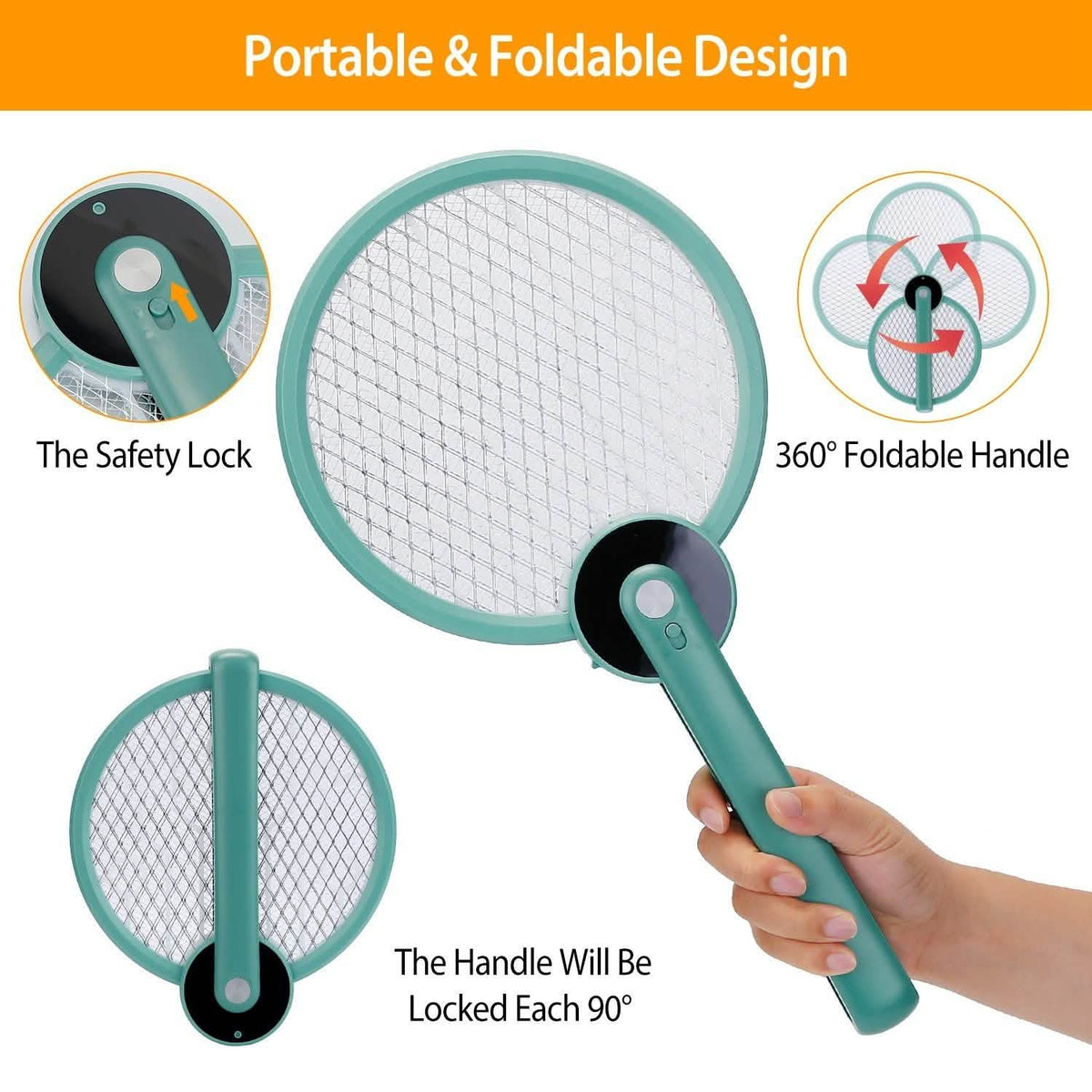 Electric Mosquito Swatter Bug Zapper Pest Control - Tophatter Daily Deals