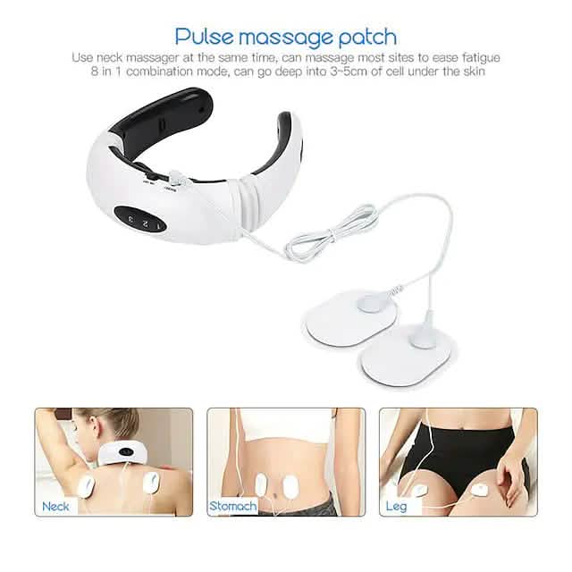 Electric Neck Massager and Pulse Back 6 Modes Power Control Health & Wellness - Tophatter Daily Deals