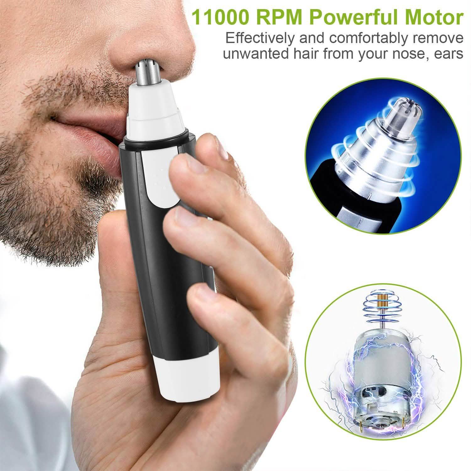 Electric Nose, Ear and Hair Trimmer Men's Grooming - Tophatter Daily Deals