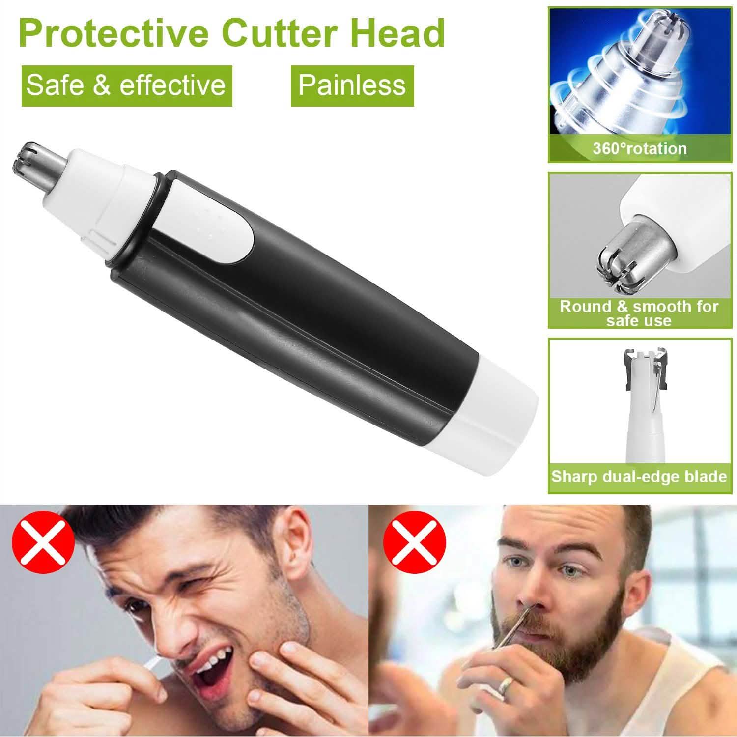 Electric Nose, Ear and Hair Trimmer Men's Grooming - Tophatter Daily Deals