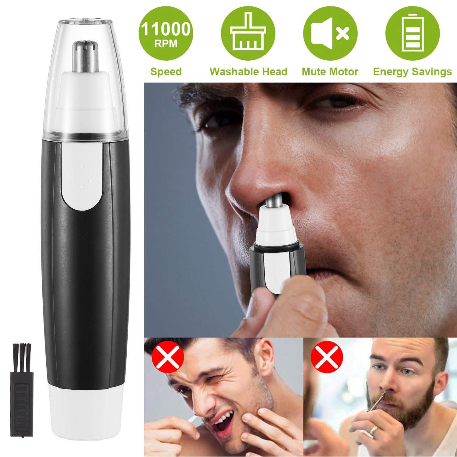 Electric Nose Ear Hair Trimmer Beauty & Personal Care - Tophatter Daily Deals