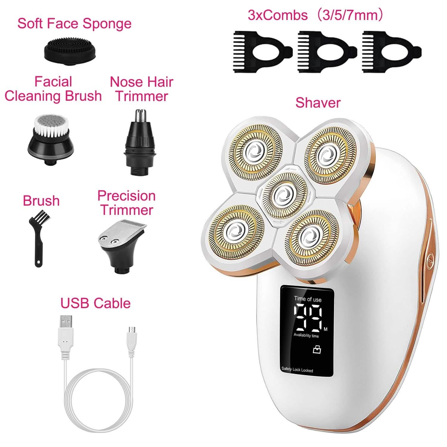 Electric Razor for Women Painless Leg Shaver Beauty & Personal Care - Tophatter Daily Deals