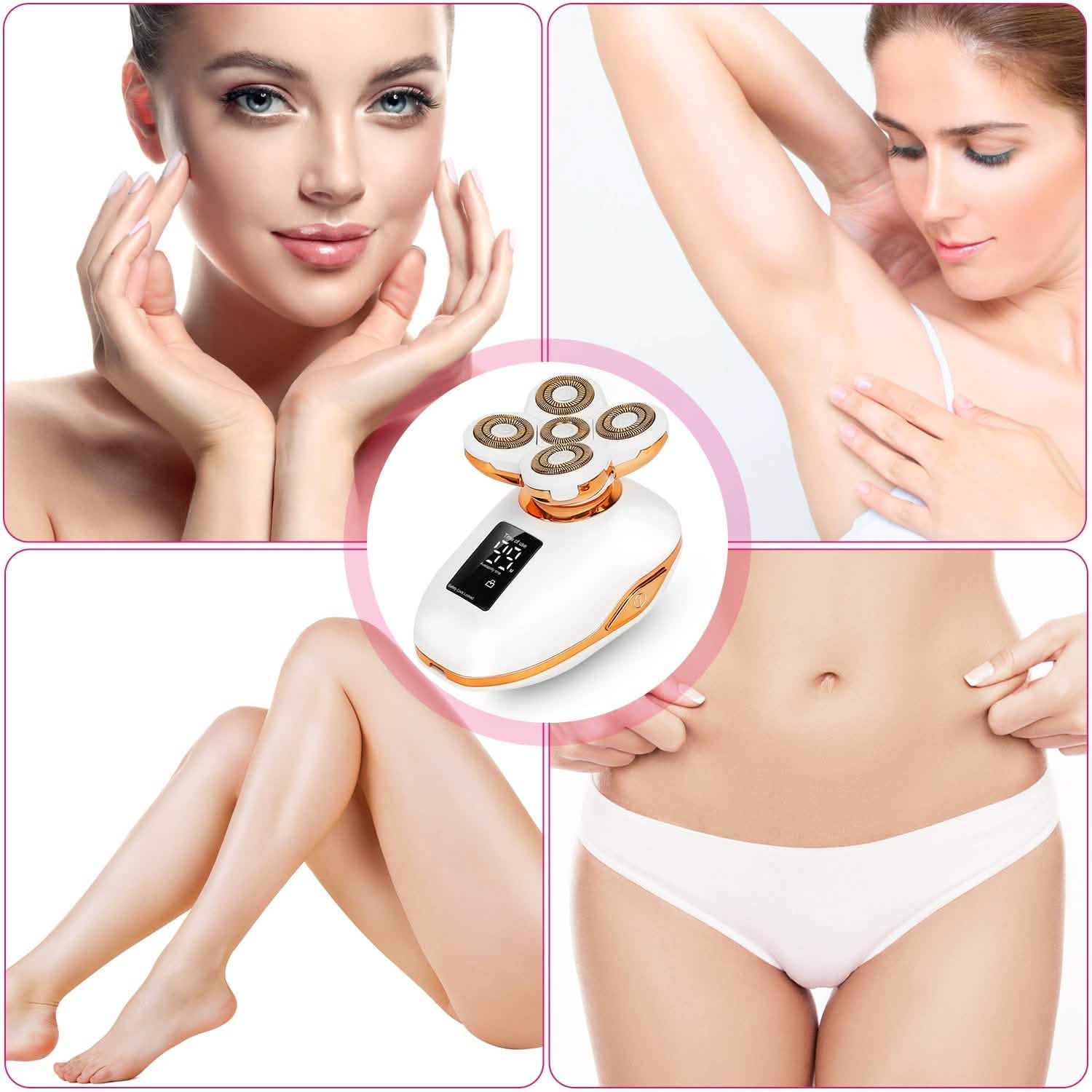 Electric Razor for Women Painless Leg Shaver Beauty & Personal Care - Tophatter Daily Deals