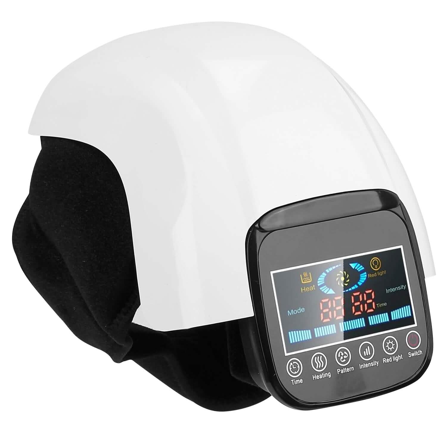 Electric Rechargeable Knee Massager Infrared Heat Pain Relief Therapy Health & Wellness - Tophatter Daily Deals