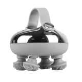 Electric Rechargeable Scalp Massager Silver Health & Wellness - Tophatter Daily Deals