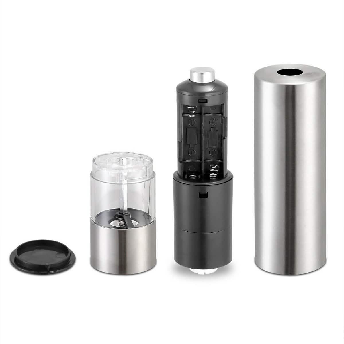 Electric Salt Pepper Grinder with Light Adjustable Coarseness Kitchen Tools & Gadgets - Tophatter Daily Deals