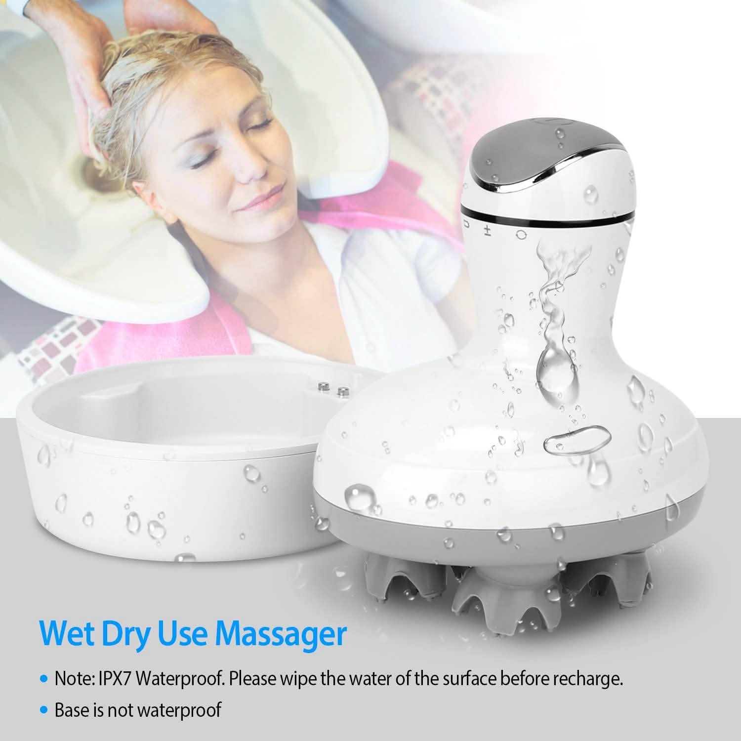 Electric Scalp Massager Handheld Health & Wellness - Tophatter Daily Deals