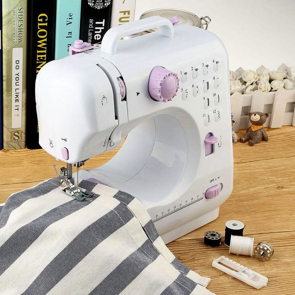 Electric Sewing Machine 12 Stitches with Foot Pedal Household Appliances - Tophatter Daily Deals