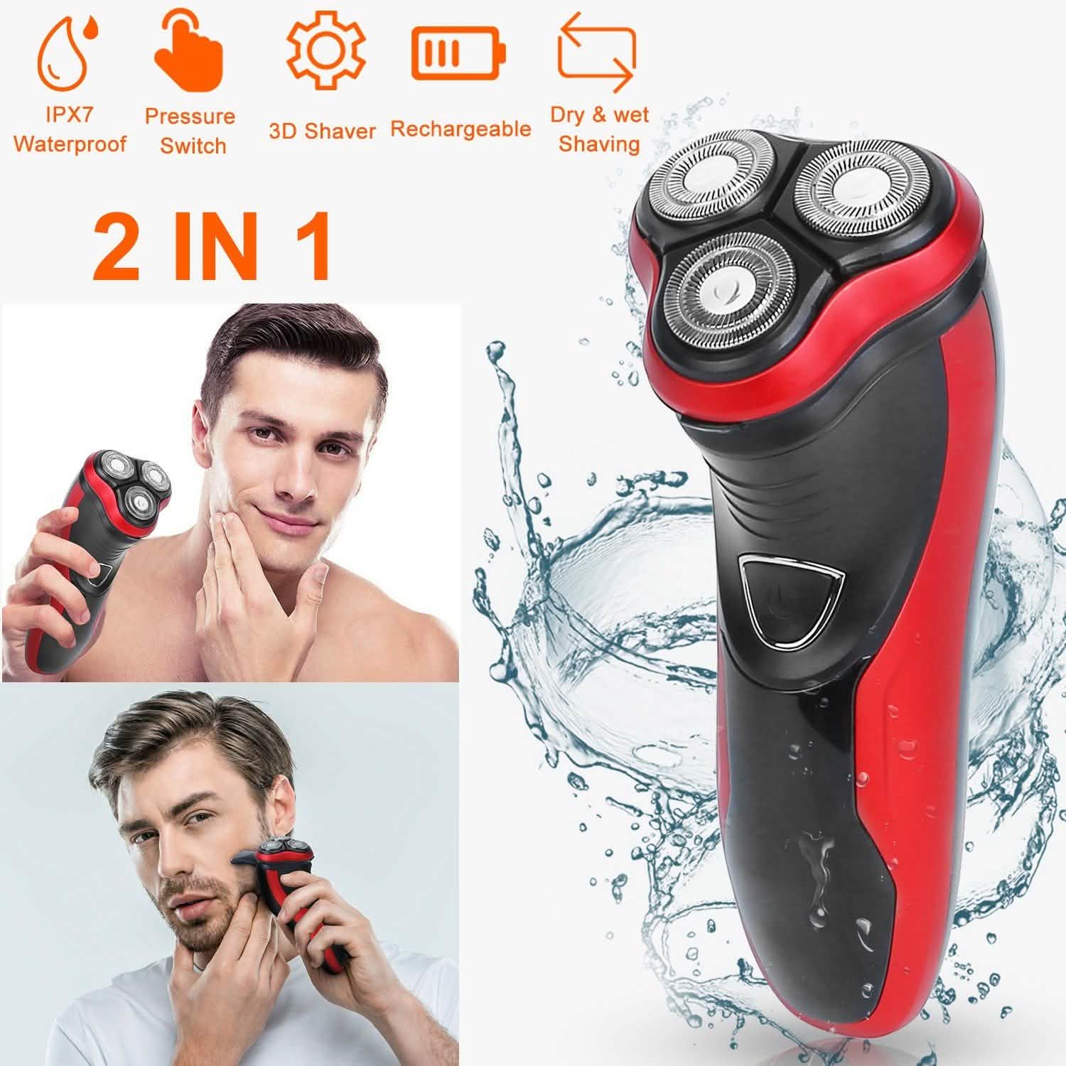Electric Shaver Razor for Men Men's Grooming - Tophatter Daily Deals