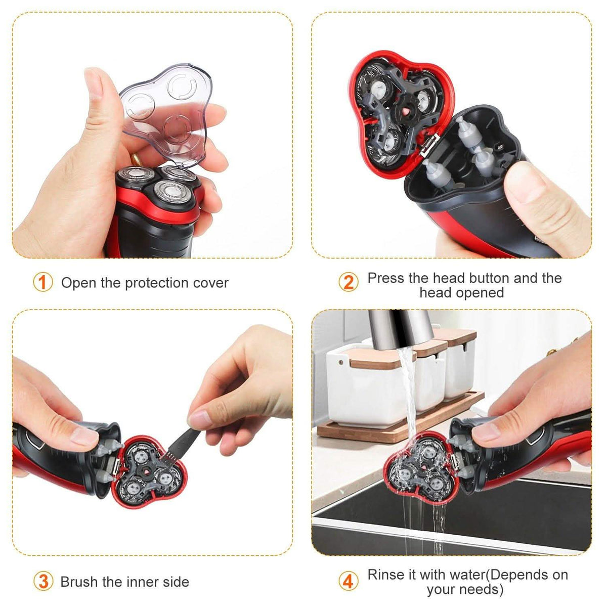 Electric Shaver Razor for Men Men's Grooming - Tophatter Daily Deals