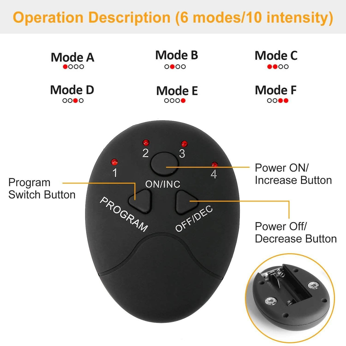 Electric Stimulator Massage Pad Health & Wellness - Tophatter Daily Deals