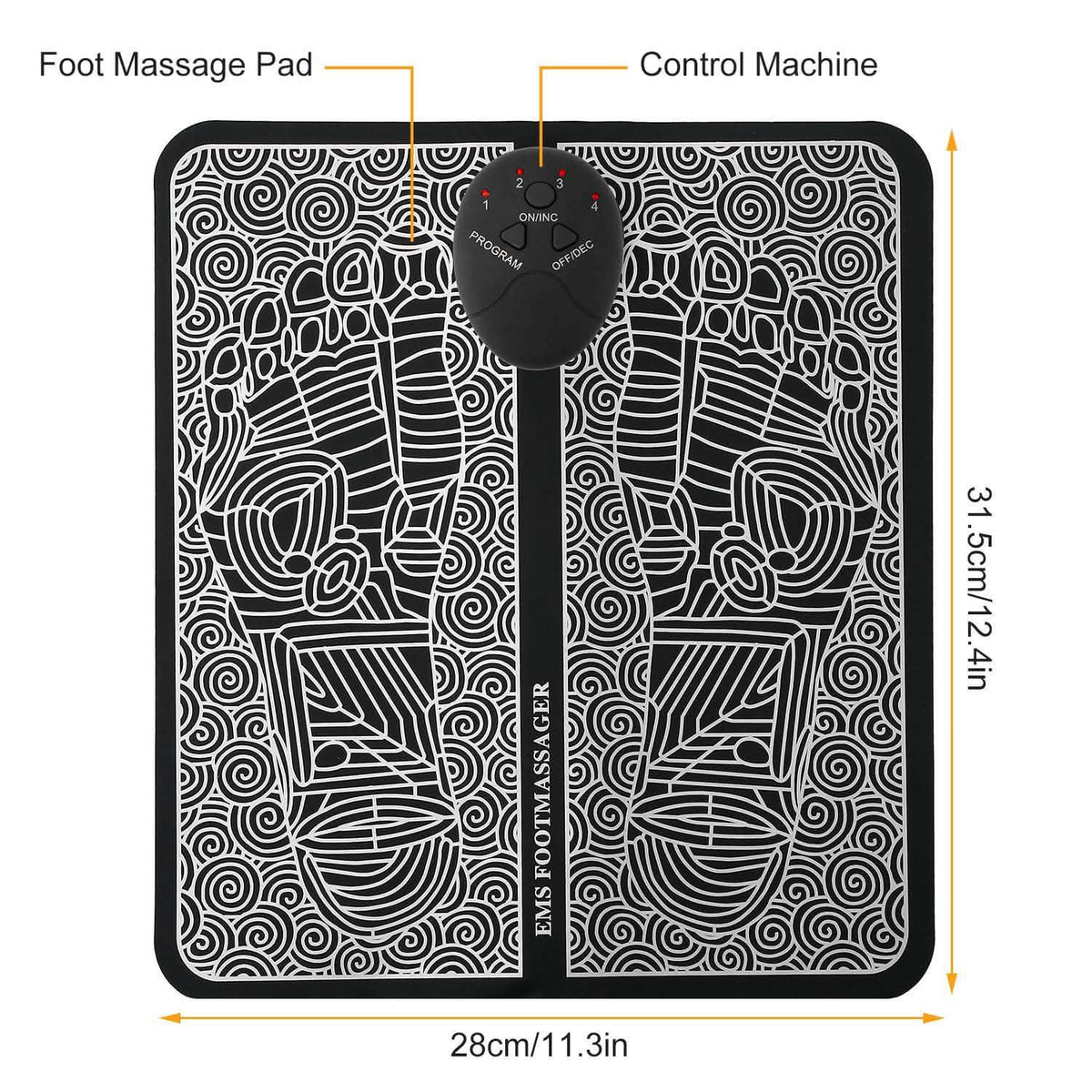 Electric Stimulator Massage Pad Health & Wellness - Tophatter Daily Deals