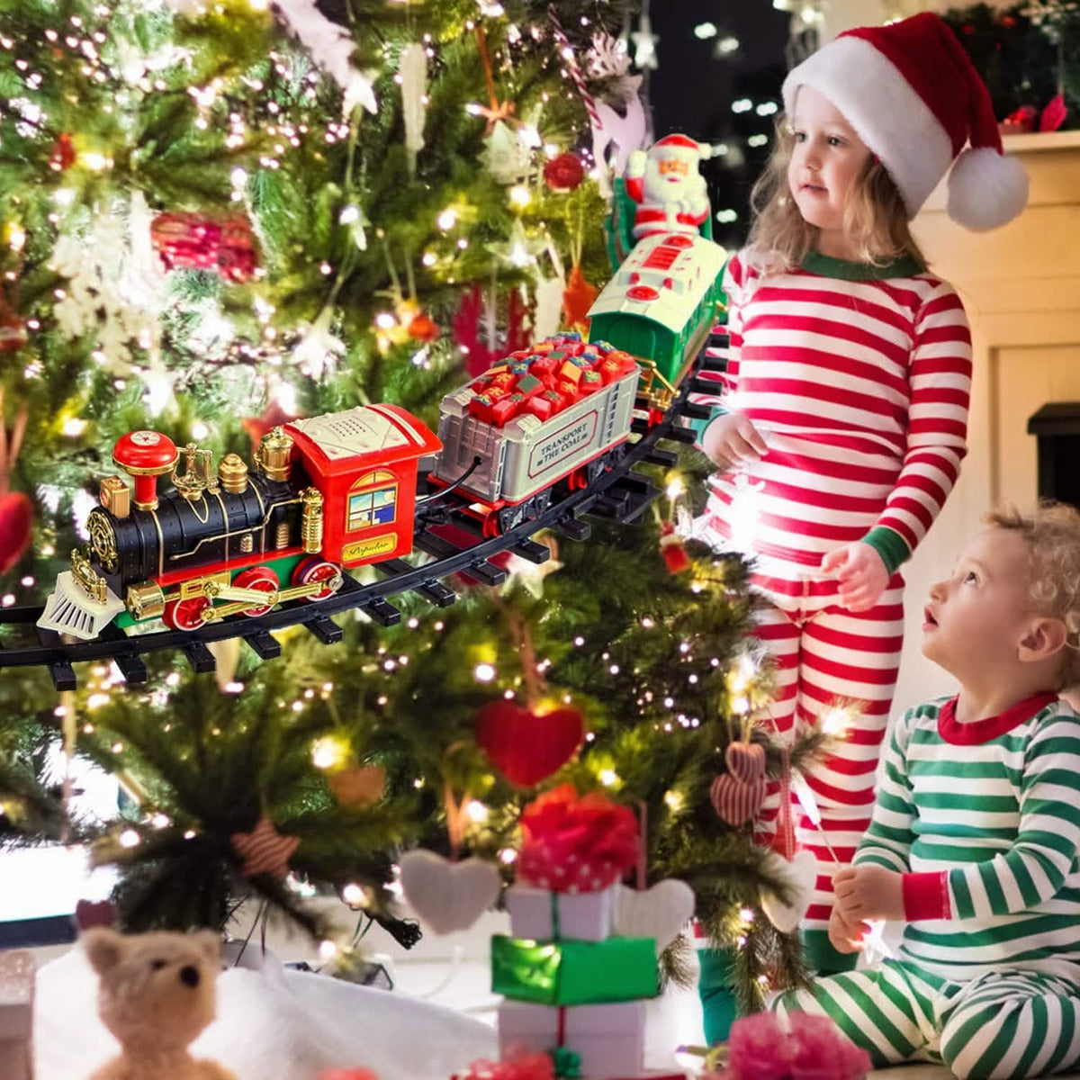 Electric Train Christmas Kid Toy Set Toys & Games - Tophatter Daily Deals