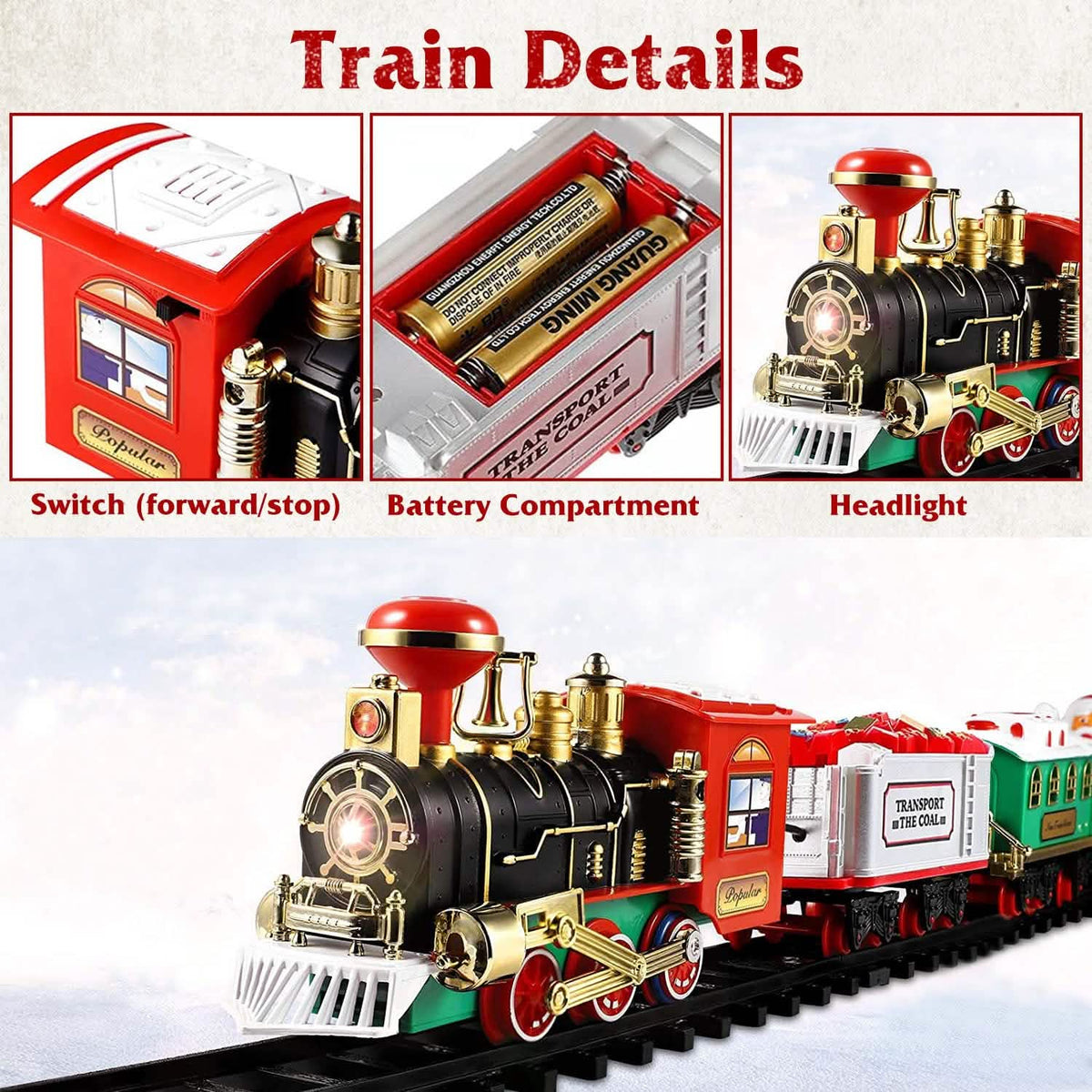 Electric Train Christmas Kid Toy Set Toys & Games - Tophatter Daily Deals