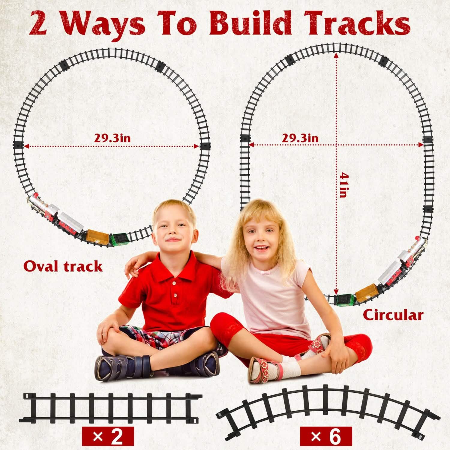 Electric Train Set Steam Locomotive Passenger Coach Coal with Sounds Light Railway Toys & Games - Tophatter Daily Deals