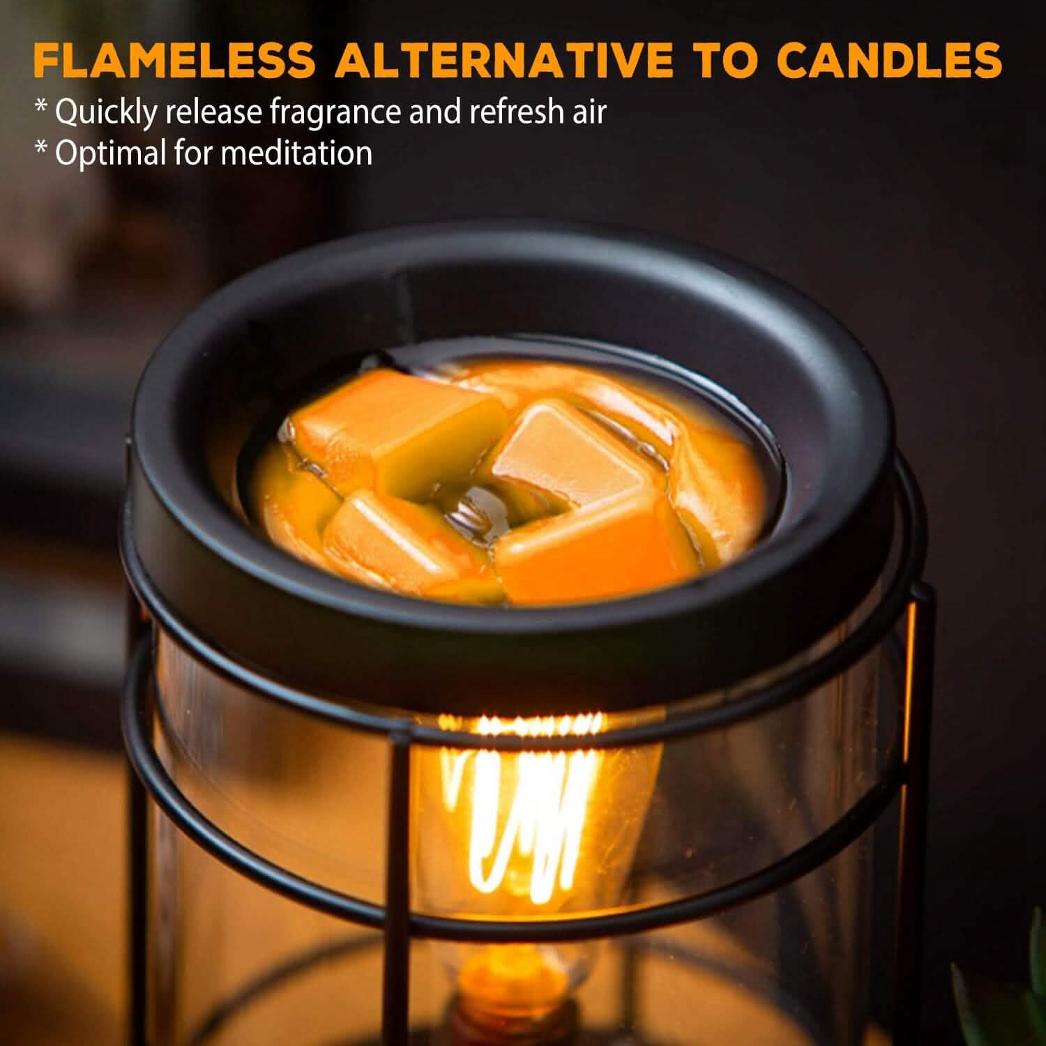Electric Wax Melt Warmer Vintage Light Bulb Health & Wellness - Tophatter Daily Deals